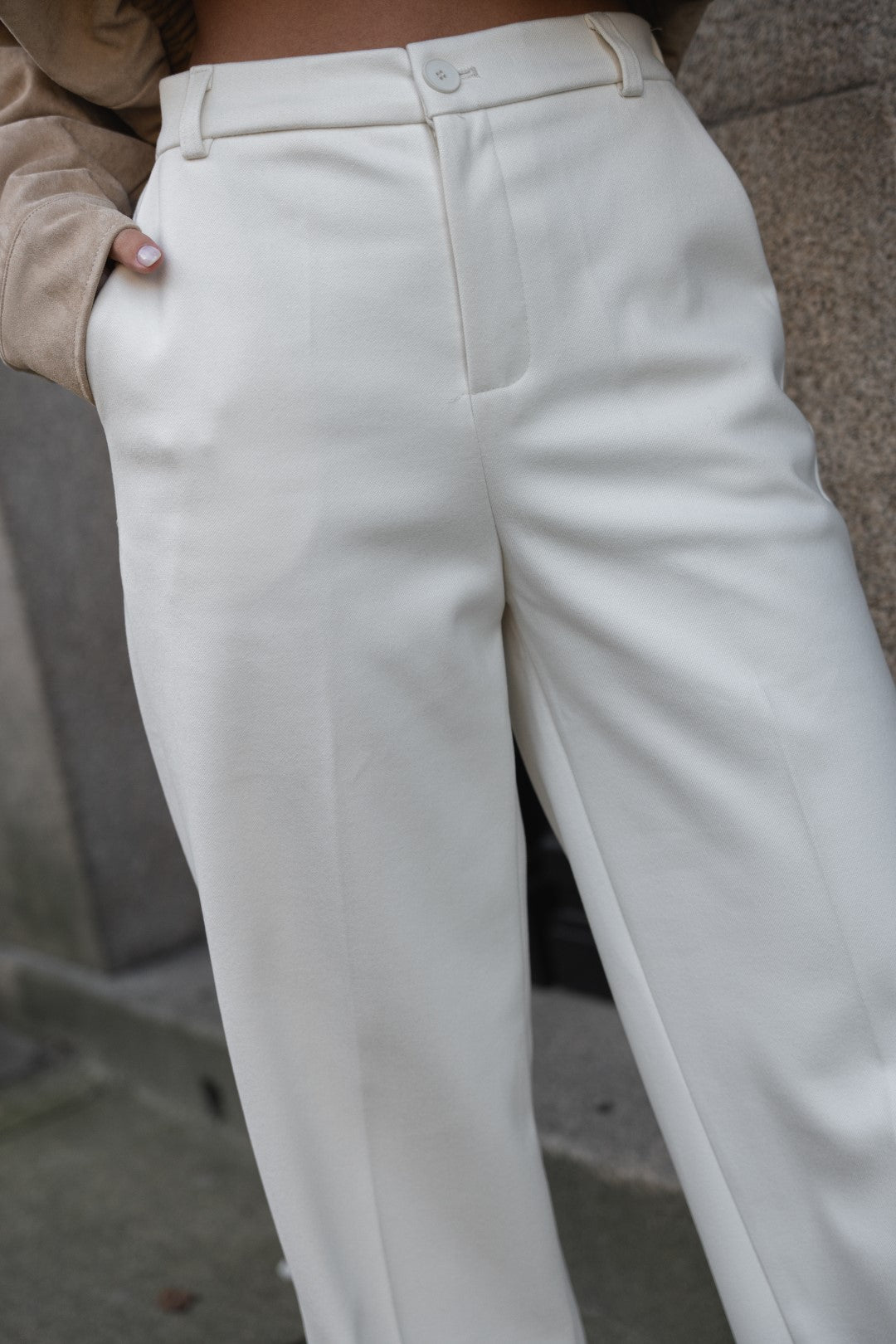 Tailored cut farm trousers
