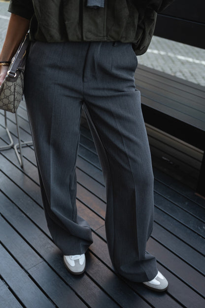 Gray Tailored Trousers