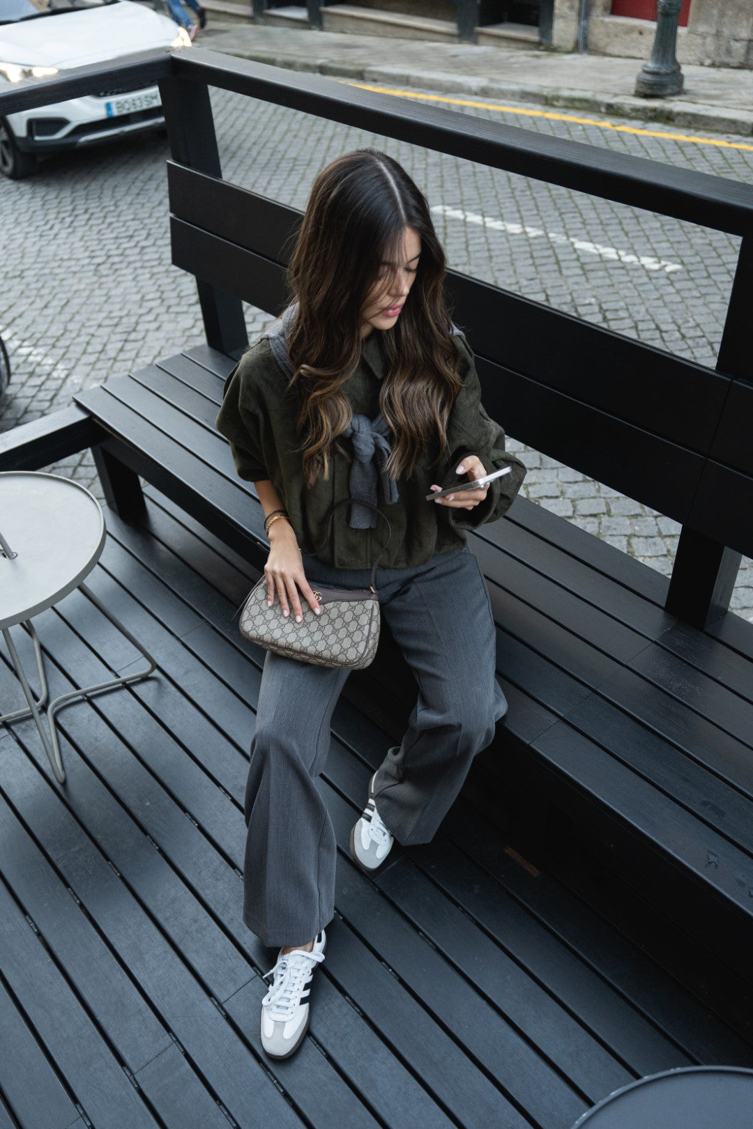 Gray Tailored Trousers