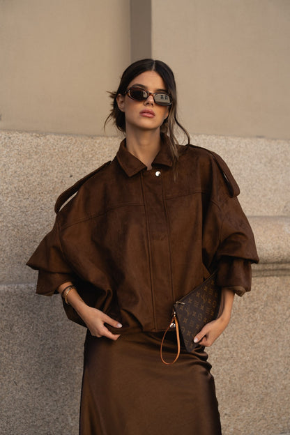 Bomber Castanho Avelã