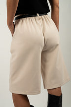 Beige Farm Shorts