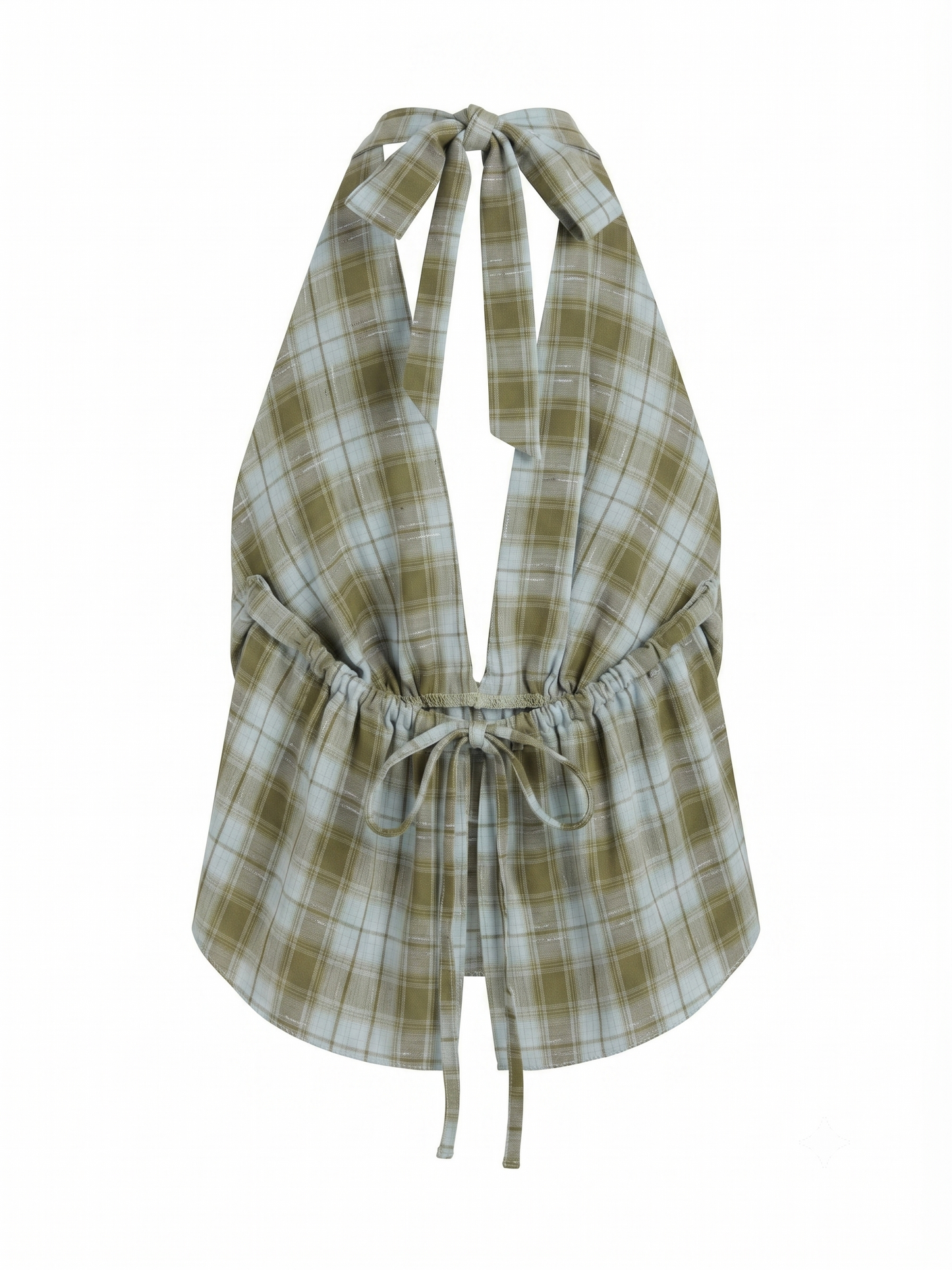 Conjunto Xadrez Decote Halter