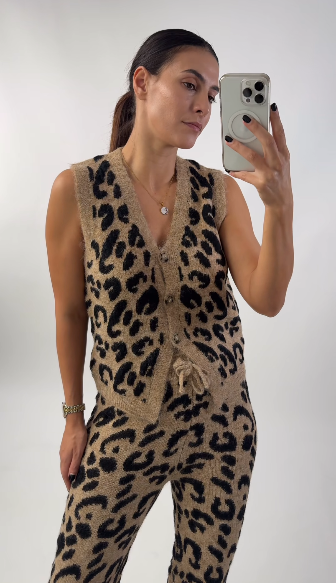 Gilet en maille pour animaux