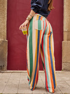 Striped jeans