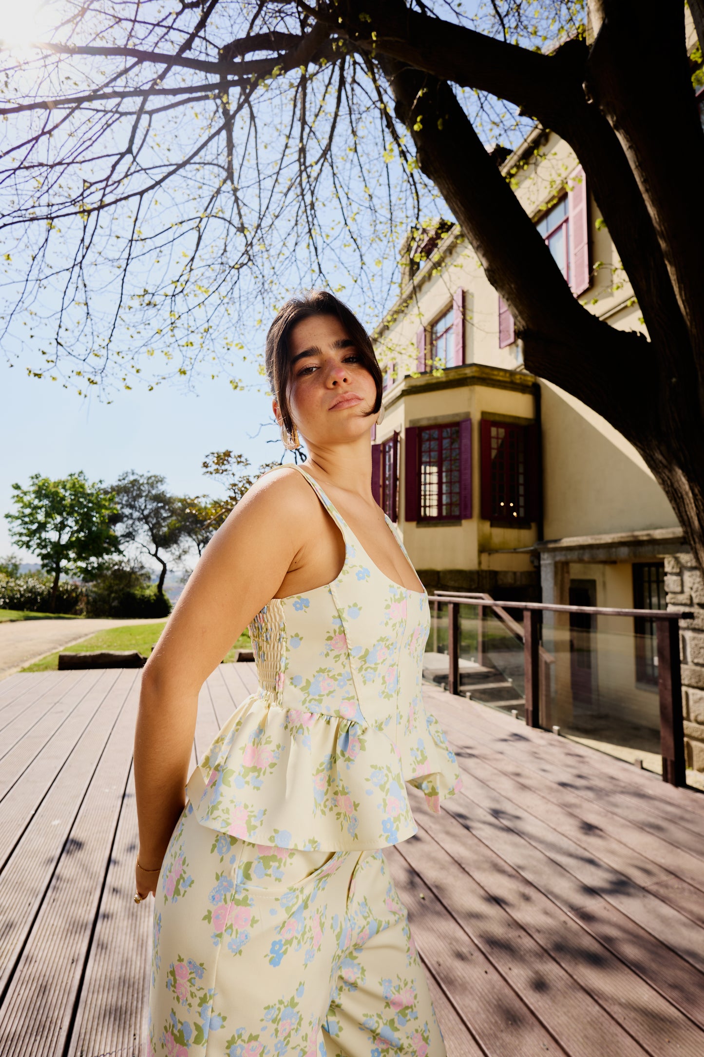 Zestaw żółtych kwiatów