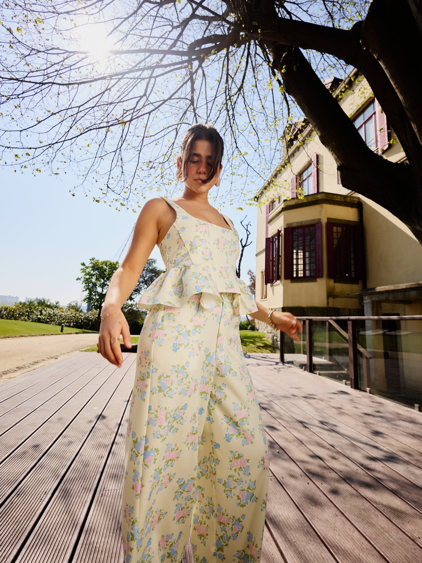 Zestaw żółtych kwiatów