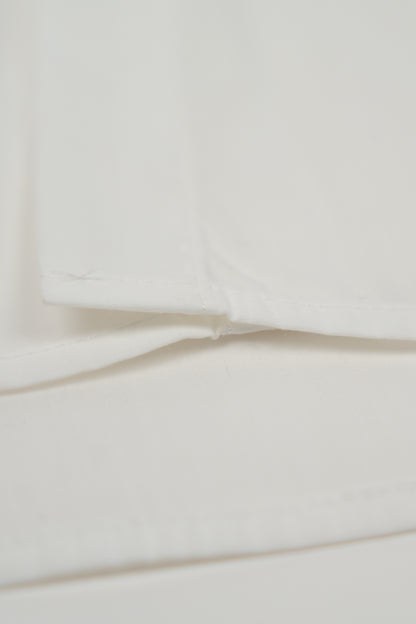 Camisa Branca Gola Pontiaguda