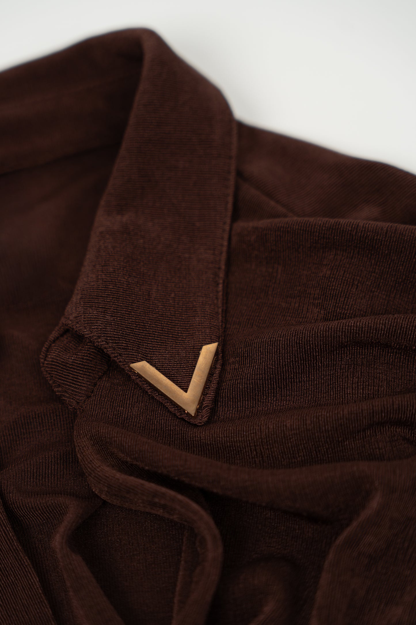 Vestido Drapeado Brown