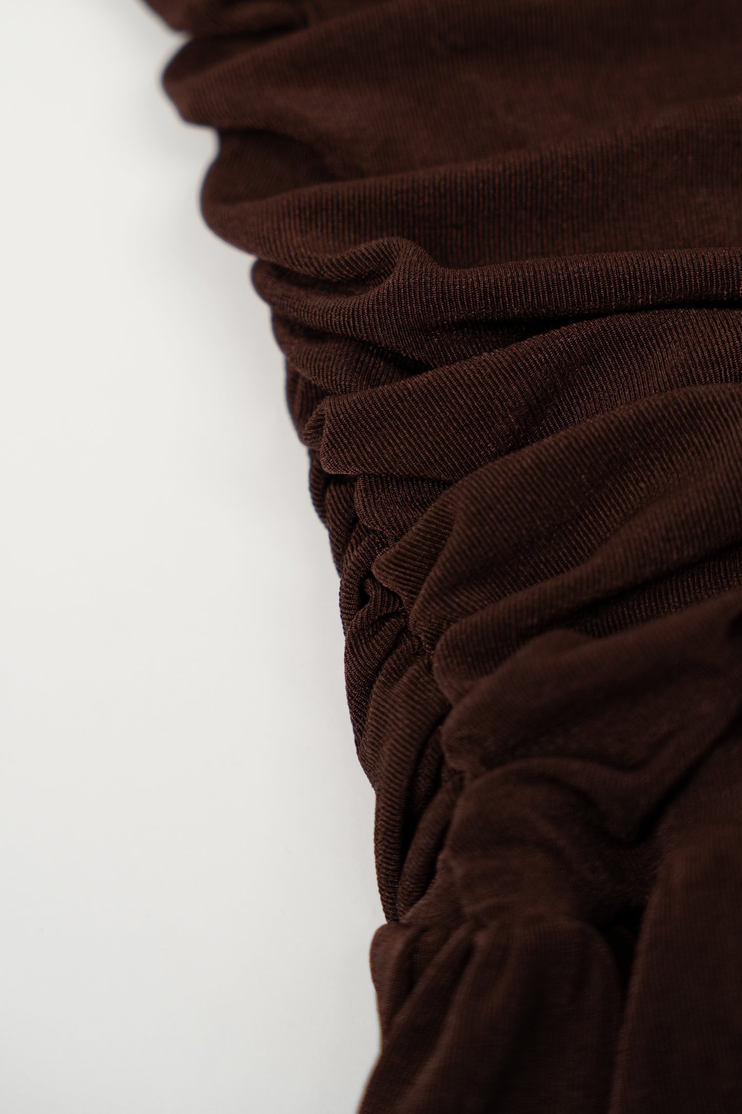 Vestido Drapeado Brown