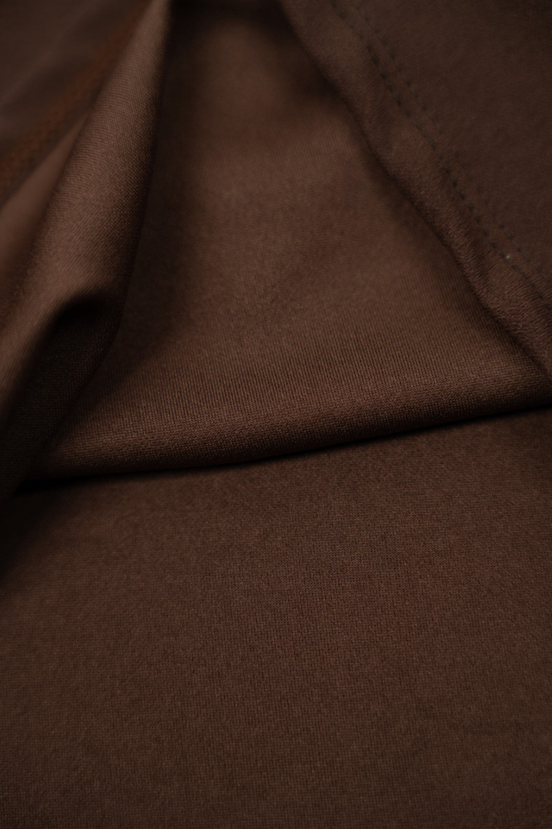 Brown Draped Back Dress