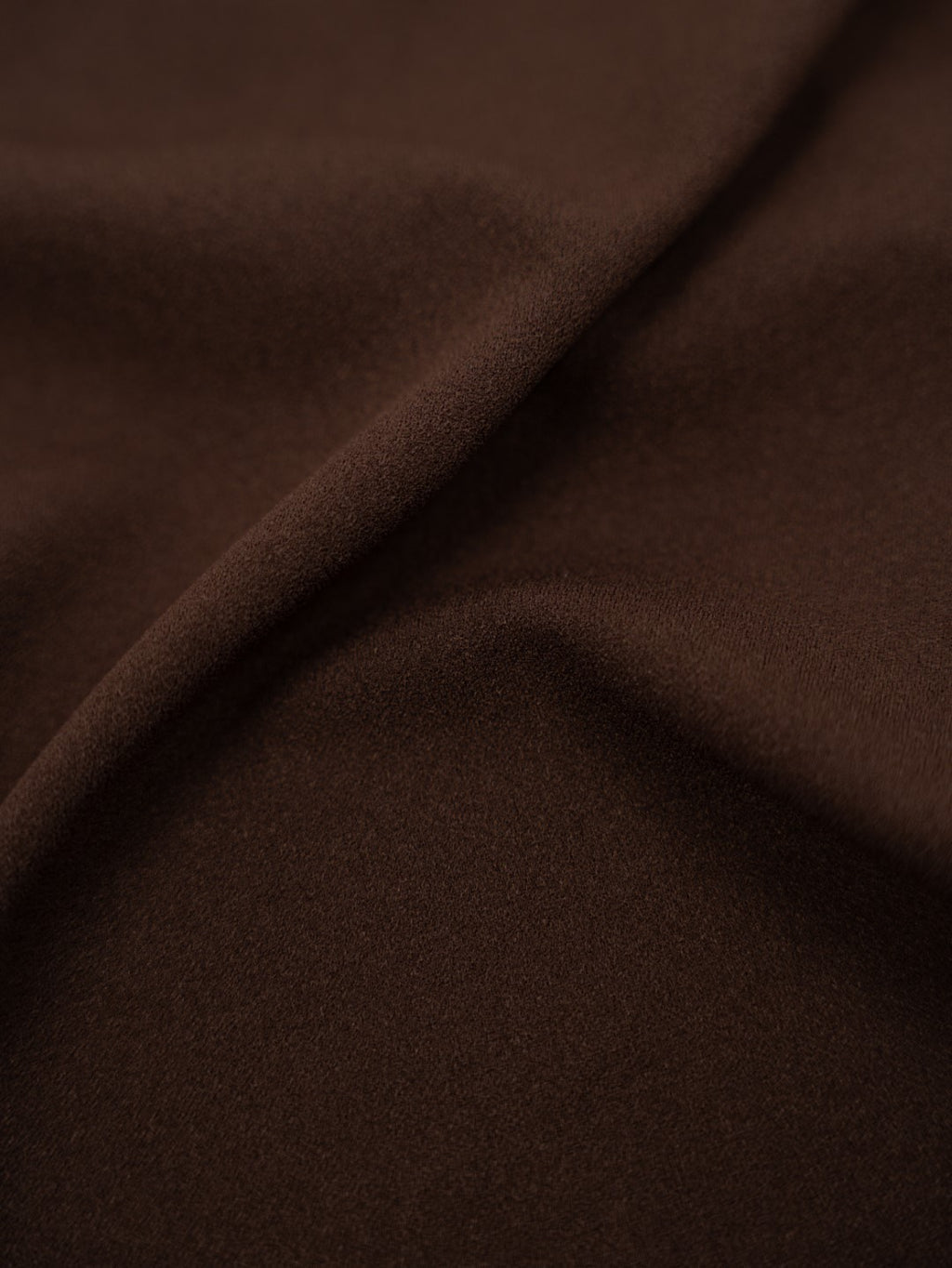 Vestido Costas Drapeadas Castanho