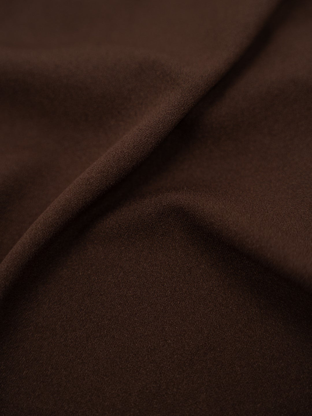 Vestido Costas Drapeadas Castanho