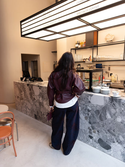 Kurtka Ecopele Bordeaux