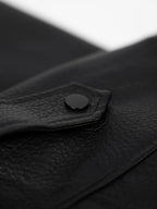 Blusão Ecopele Detalhe Gola Preto