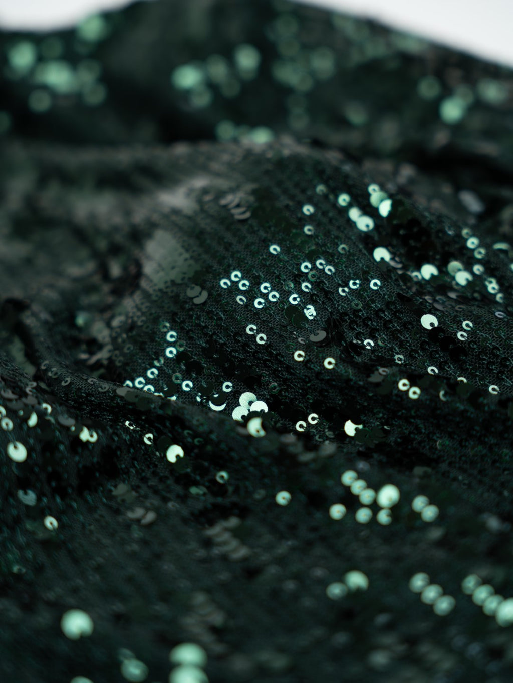 Robe courte verte à paillettes