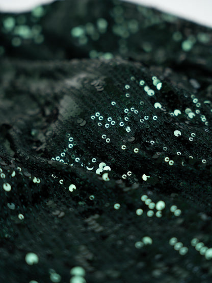 Short Green Sequin Dress