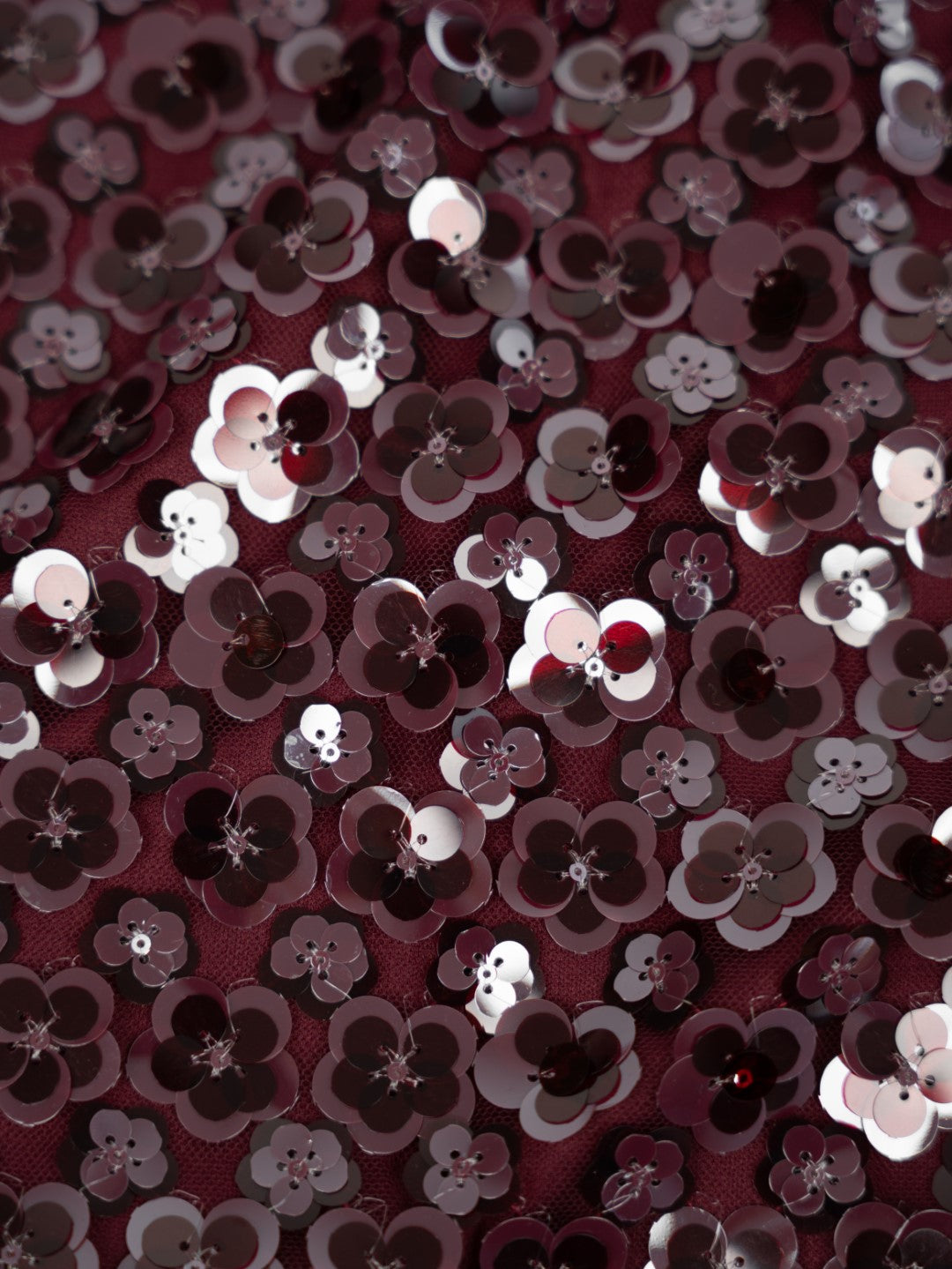 Bordeaux Sequin Skirt