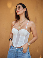 TOP CORSETRY, STILE CORSET - BIANCO