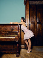Vestido Organza Rosa