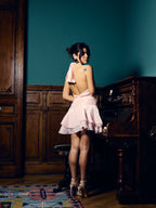 Vestido Organza Rosa