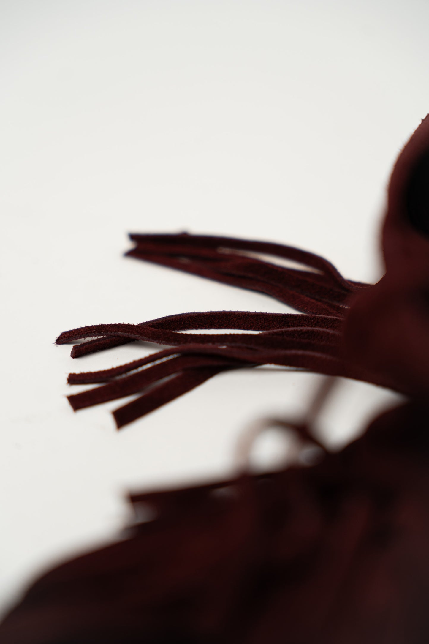 Mala de Ombro Camurça Bordeaux