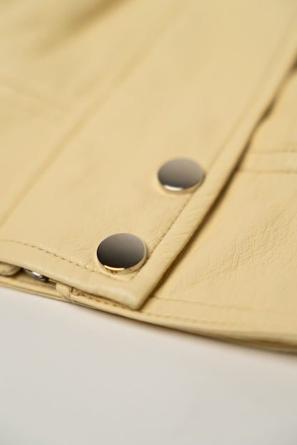 Blusão Ecopele Yellow Butter