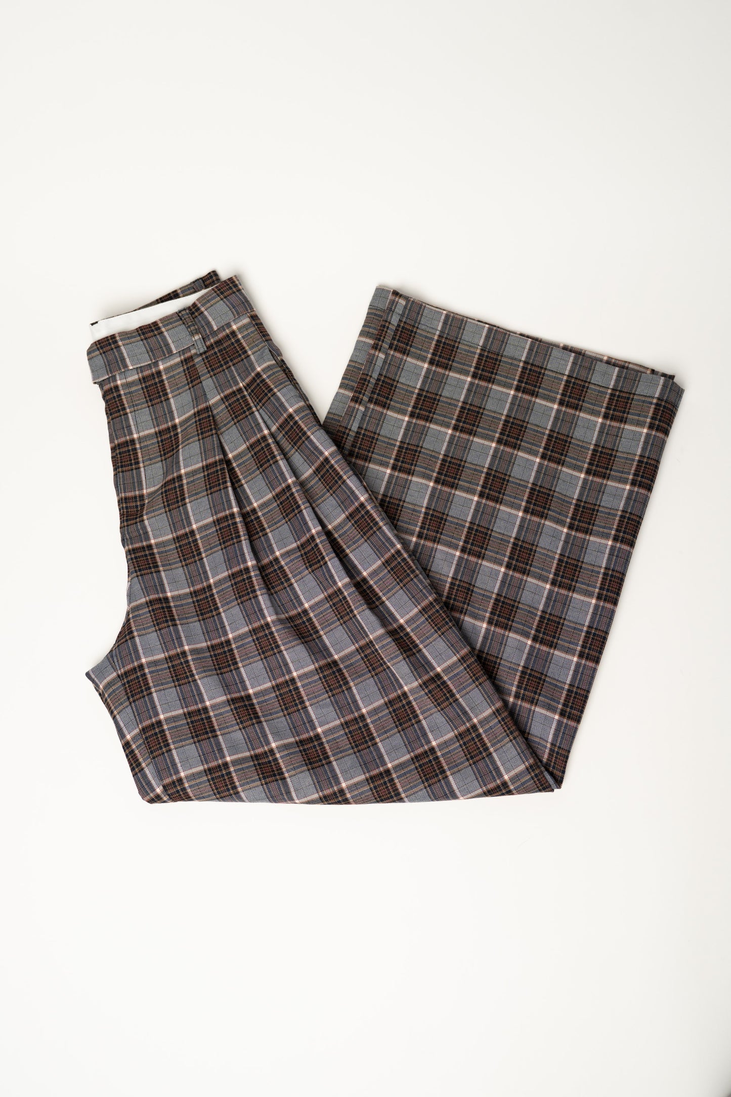 Calças Pantalona Xadrez