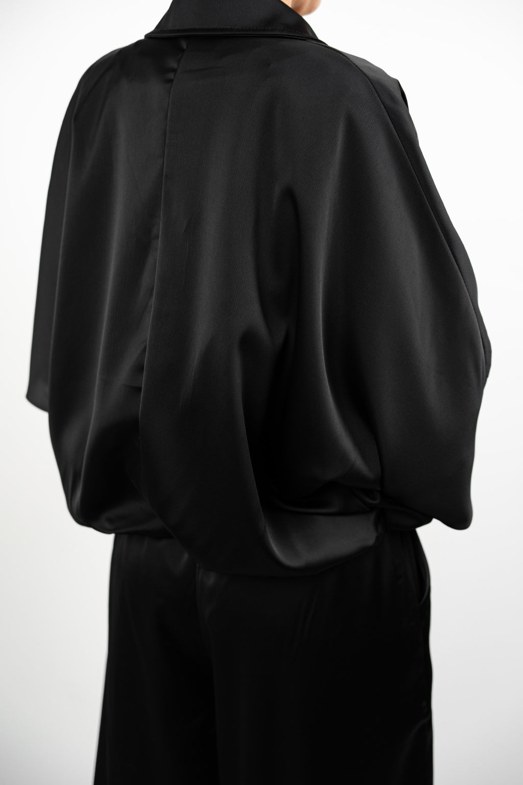 Conjunto Acetinado Preto