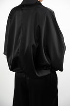 Conjunto Acetinado Preto