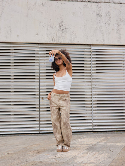 Balloon Bambi Print Pants