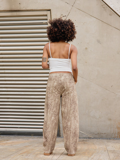 Balloon Bambi Print Pants