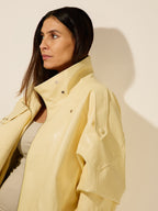 Blusão Ecopele Oversize Yellow Butter