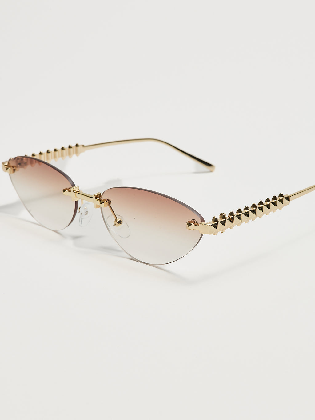 Braune Sonnenbrille mit Farbverlauf