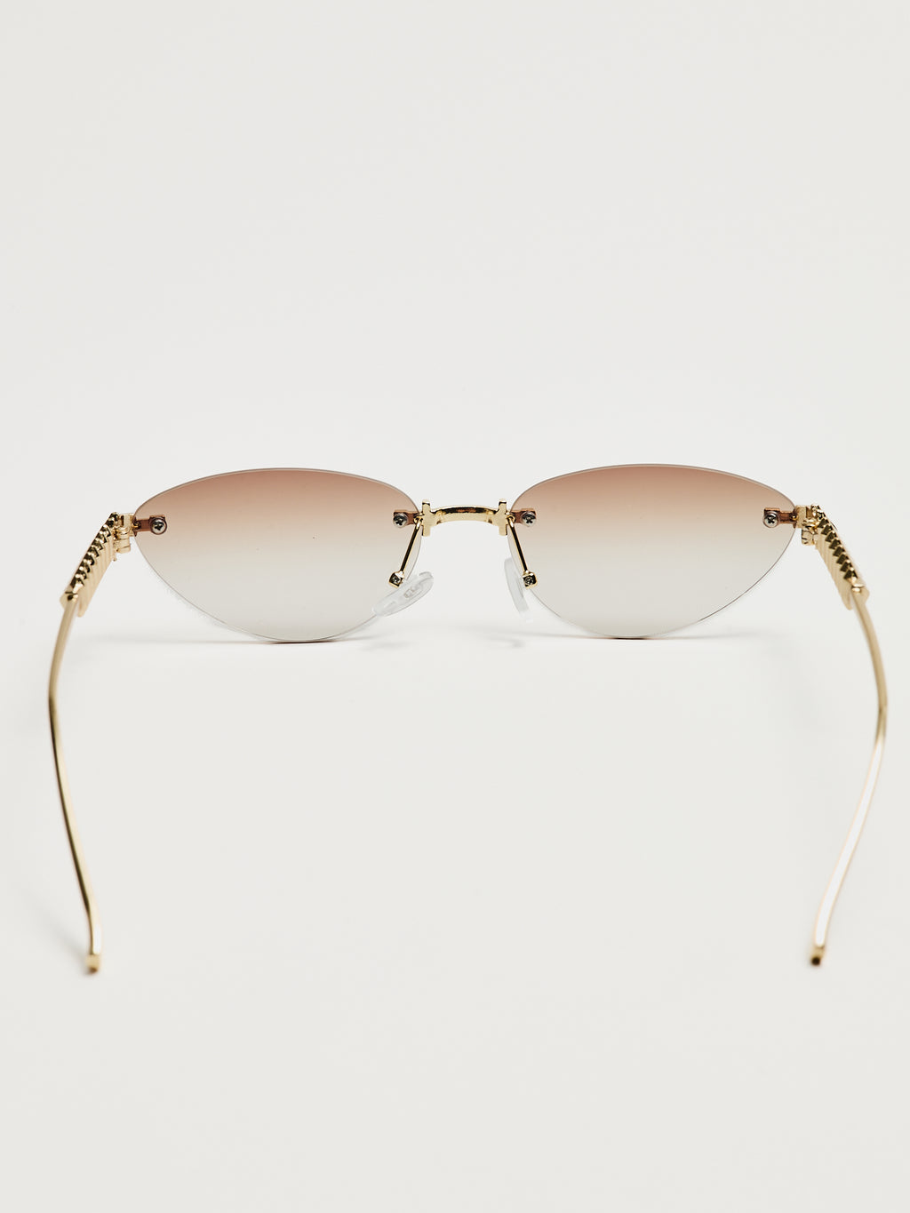 Braune Sonnenbrille mit Farbverlauf
