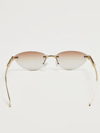 Braune Sonnenbrille mit Farbverlauf