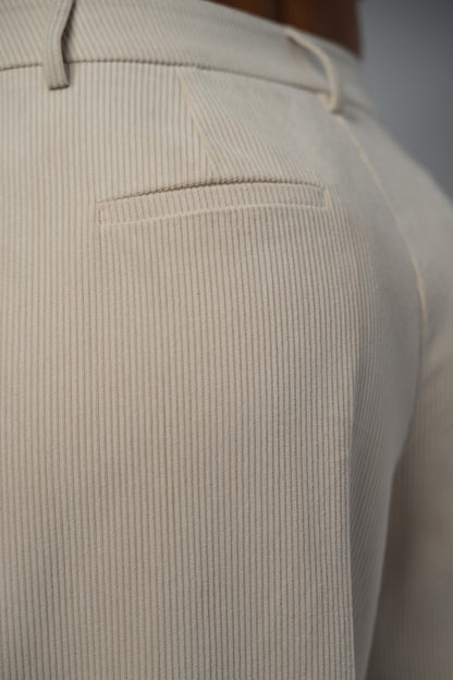 Beige Corduroy Trousers