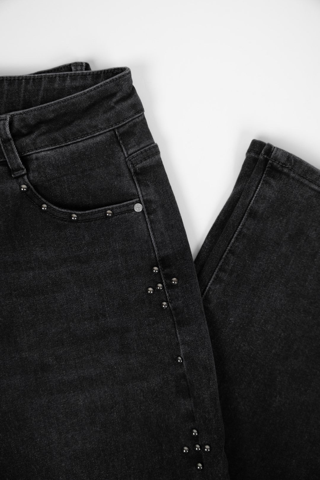 Vintage Black Studded Pants