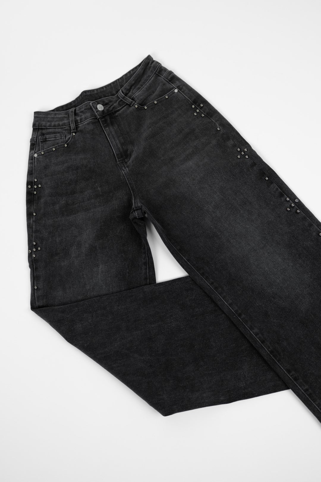 Vintage Black Studded Pants