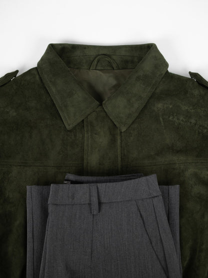 Khaki Green Bomber Jacket