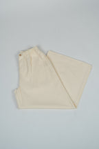 Pantalones de pierna ancha de algodón
