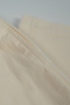Pantalones de pierna ancha de algodón