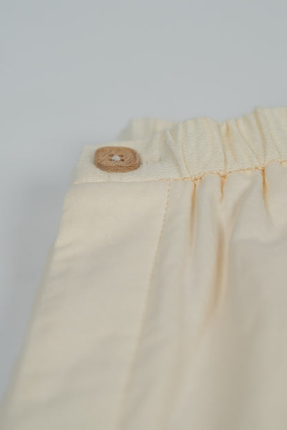 Wide-leg pants, 100% cotton