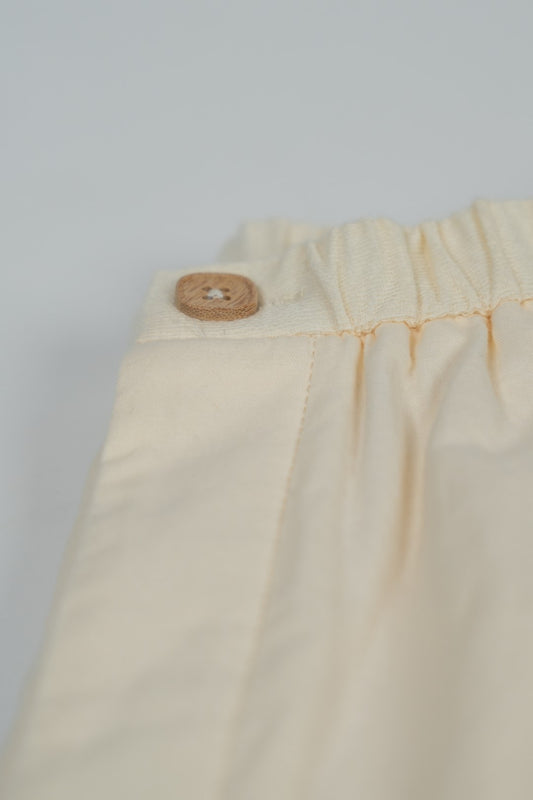 Wide-leg pants, 100% cotton