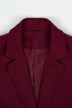 Blazer Oversize Bordeaux