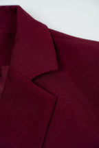Blazer Oversize Bordeaux