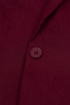 Blazer Oversize Bordeaux