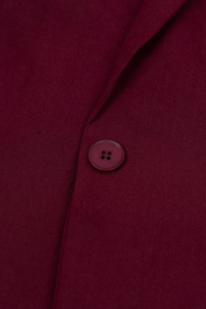Blazer Oversize Bordeaux