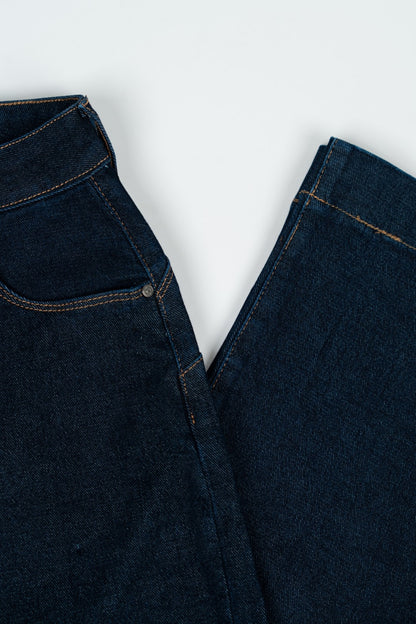 Calças Wide Leg Push Up Ganga Escura