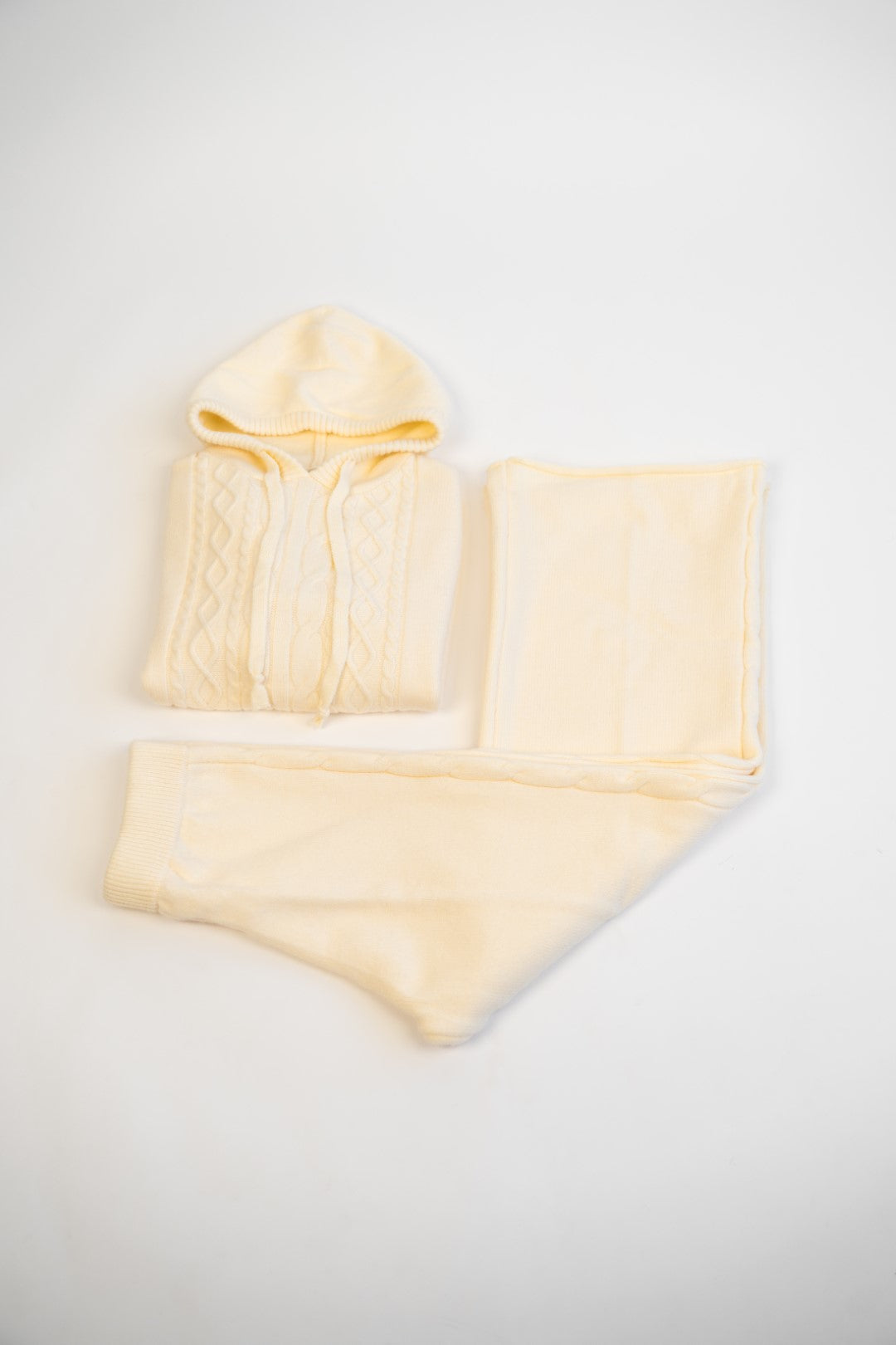 Beige Knit Set