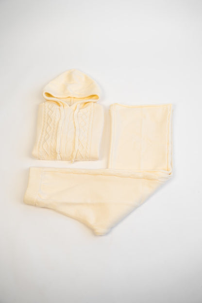 Beige Knit Set